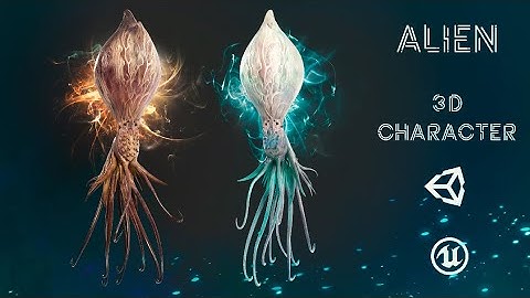 Alien 11 | Game Ready 3D Model | For pack 5/5