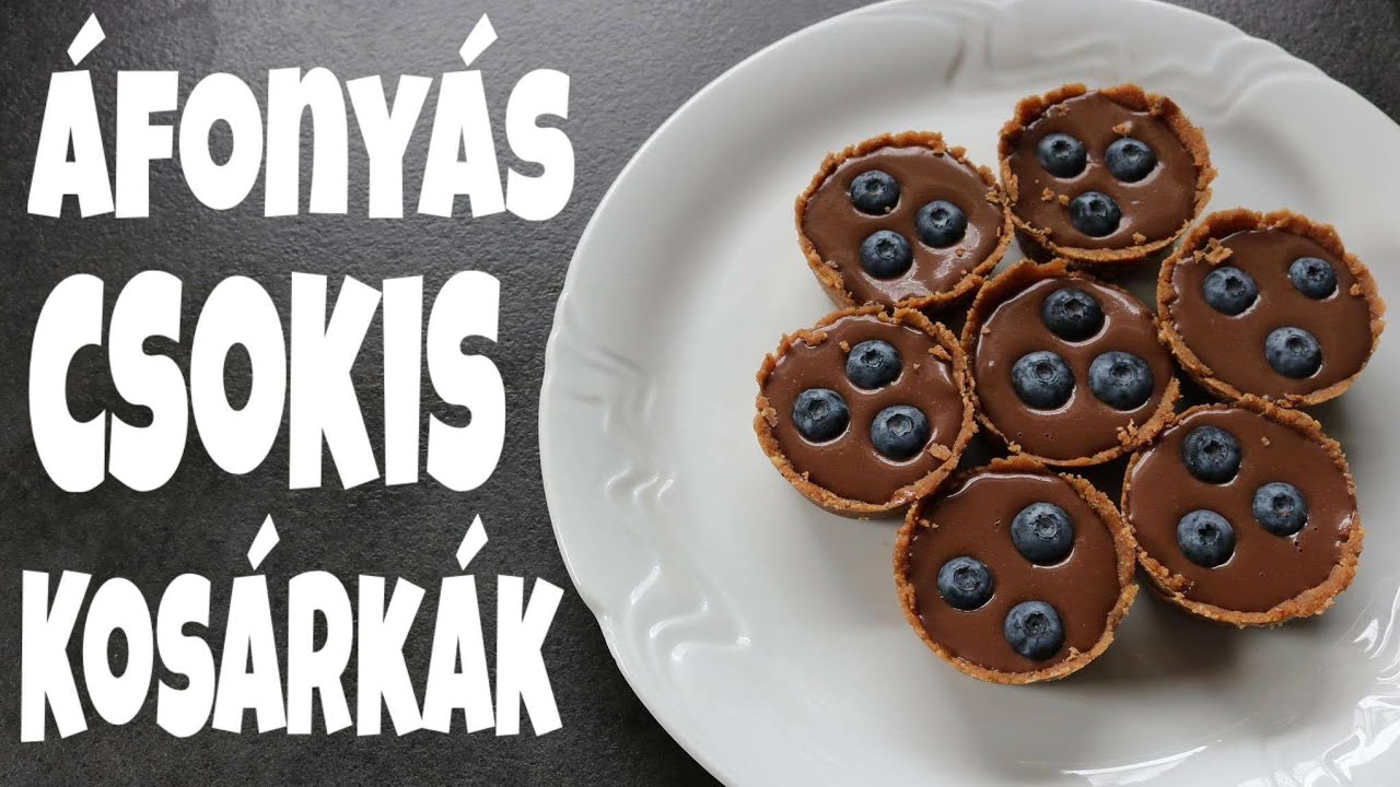 Áfonyás-csokis kosárkák | Magyar Barbara