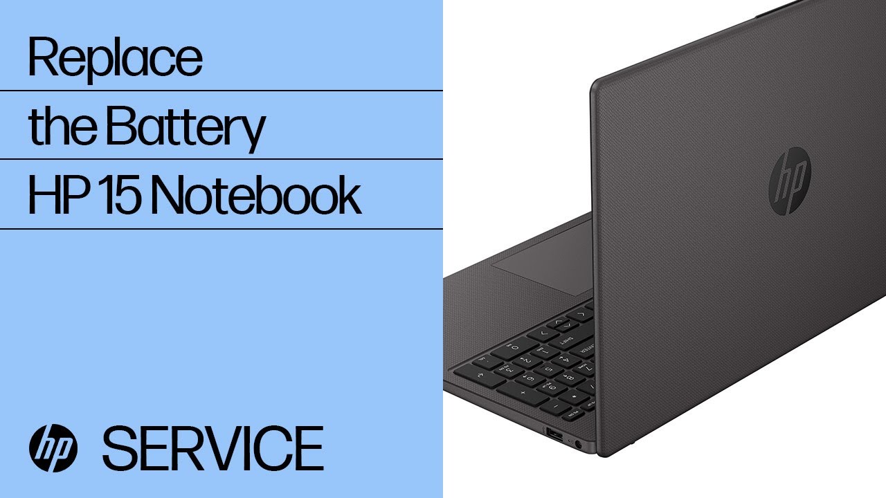 Replace the Battery | HP 15 Notebook | HP Support