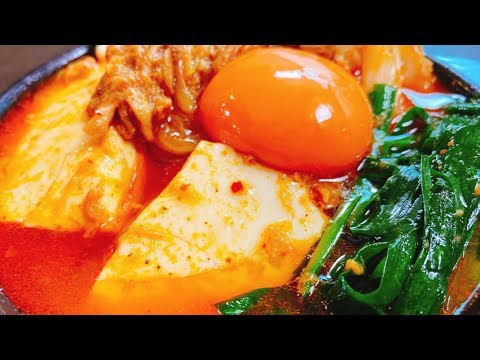 〆まで旨いお手軽な食べきりサイズ♪『絶品 旨辛ツナチゲ』一人暮らしの方や一口コンロでも作りやすいよ!! Making Tuna jjigae