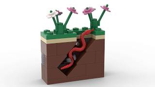 Lego 40038 Worm & Earth Speed Build Studio Bricklink LDD by PLegoBB