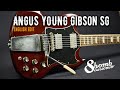 Angus Young Gibson SG.  Nitro refinish