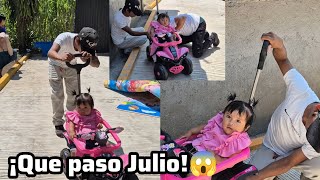 JULIO muy preocupado HOY SI ME V3RGUEA FLOR arruine el carro de mi hija😱