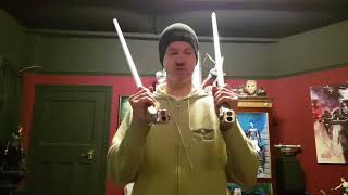 Asajj Ventress Custom lightsabers ( Vented Fury ), for Darth Nancy