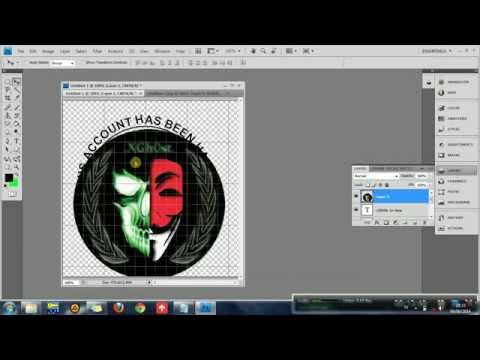  Cara  Membuat  Tulisan  Melingkar di  Photoshop  CS4 YouTube