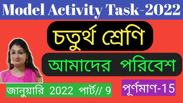 Class 4 Amader Paribesh Model Activity Task January 2022 Part 9/ Activity Task Class 4 Poribesh/