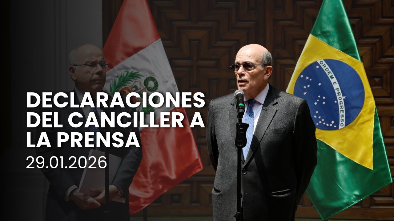 Declaraciones del canciller a la prensa | 29.01.2026