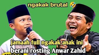 Latest KH Anwar Zahid - the congregation cracks up as this kid dares to roast Abah Anza