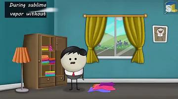 O que é a sublimação da naftalina?