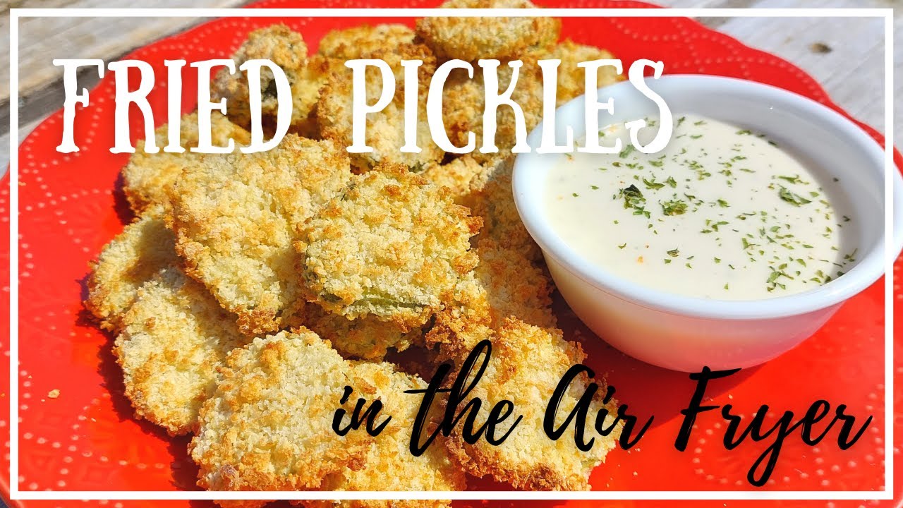 Air Fried Pickles - Cetriolini fritti nella friggitrice ad aria - Fun&Food