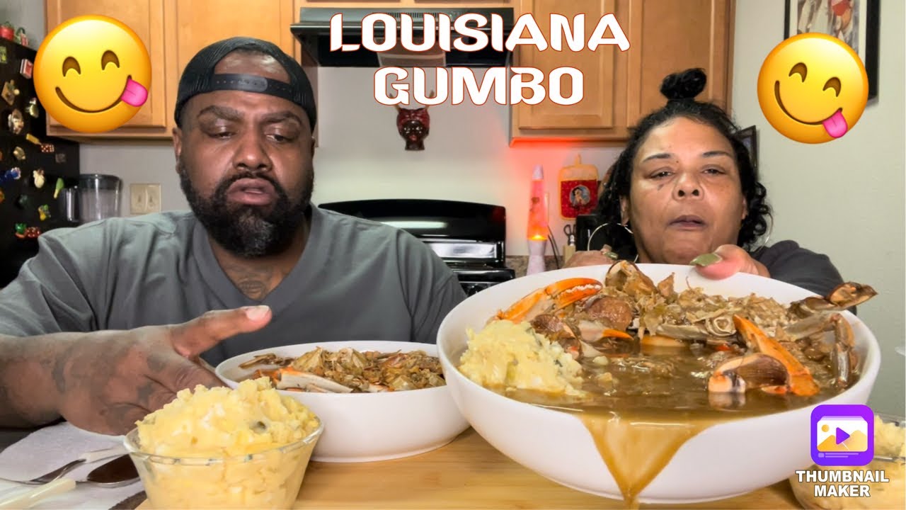 LOUISIANA GUMBO 😋 | MUKBANG 