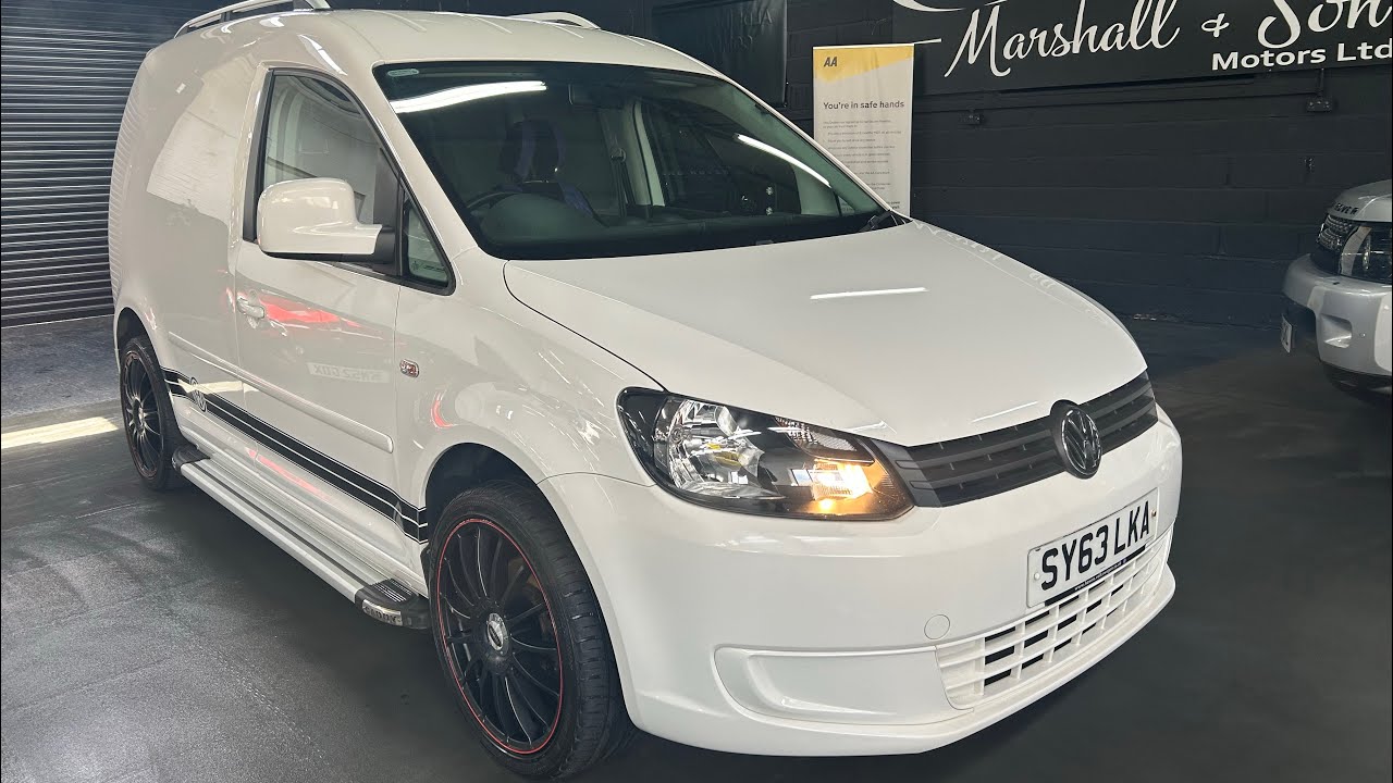VW Caddy C20 1.6 Tdi Starline ( 48k miles - 4 seats - No Vat ) - YouTube