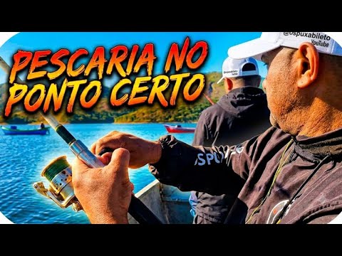 PESCARIA NO POÇÃO DE SÃO VICENTE SP - SEMPRE COM  EMOÇÃO 