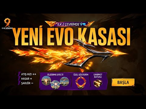 YENİ EVO KASASI BR 52 SEZON ÜCRETSİZ ÖDÜLLERİ YENİ EFSANE PANDA ÇARKI VE DAHA FAZLASI #freefire 