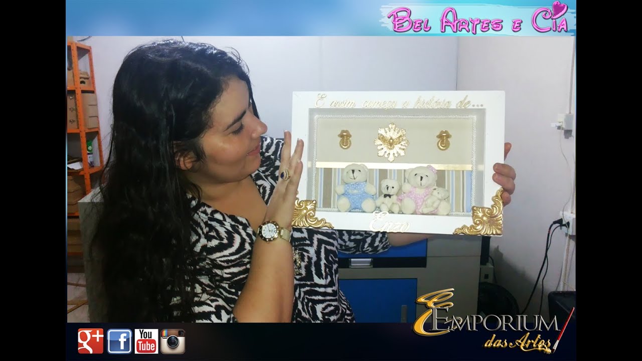 DIY:  Faça você mesmo o seu porta maternidade. Aula 01 BelArteS E CIA
