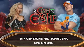 Wwe 2K24 Intergender Stinkface Match Nikkita Lyons Vs John Cena