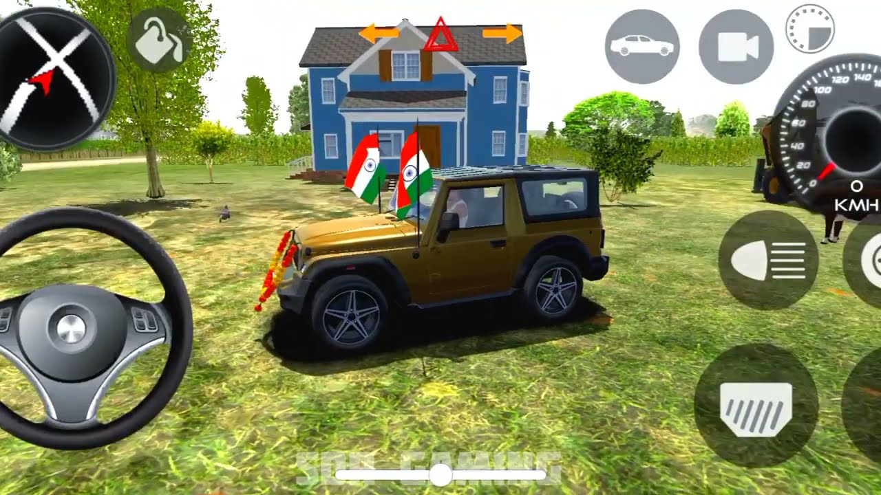 Dollar (song) Modified Mahindra Thar 👿 || Indian Car Simulator 3D || Thar Off-road 4×4 Game