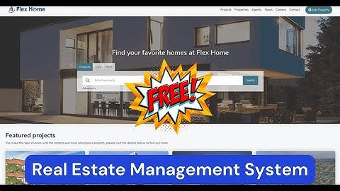 Complete Property Management System in PHP | Free Source Code