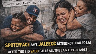 JALEEC HAS A FADE WITH SPOETYFACE HOMEGIRL AFTER SAYING SHE GOT HIM BEAT UP