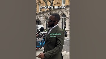 Day Rate 💰 of a Solution Architect in London 🇬🇧