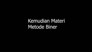 Metode Pencarian Data