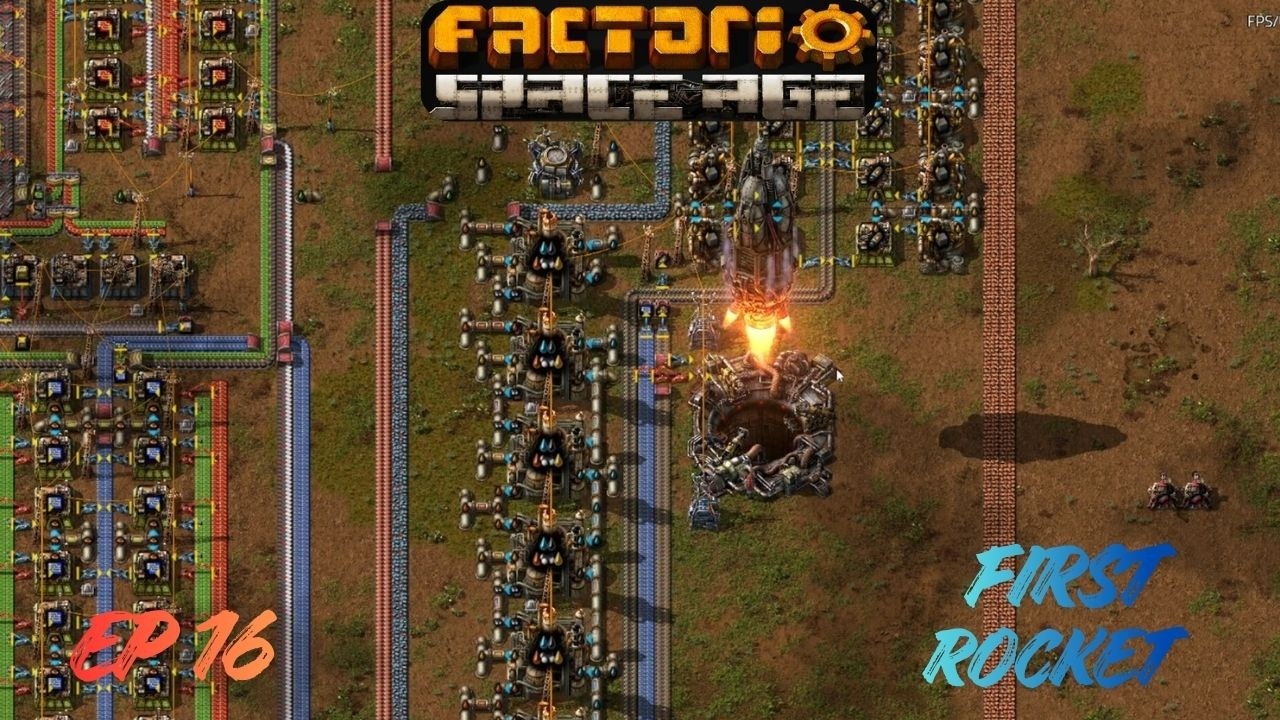 Factorio⚙️: Space Age 🚀 Playthrough EP 16 "FIRST ROCKET" - YouTube