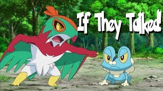 IF POKÉMON TALKED: Froakie Steals Hawlucha's Chance of Finishing the Opponent!