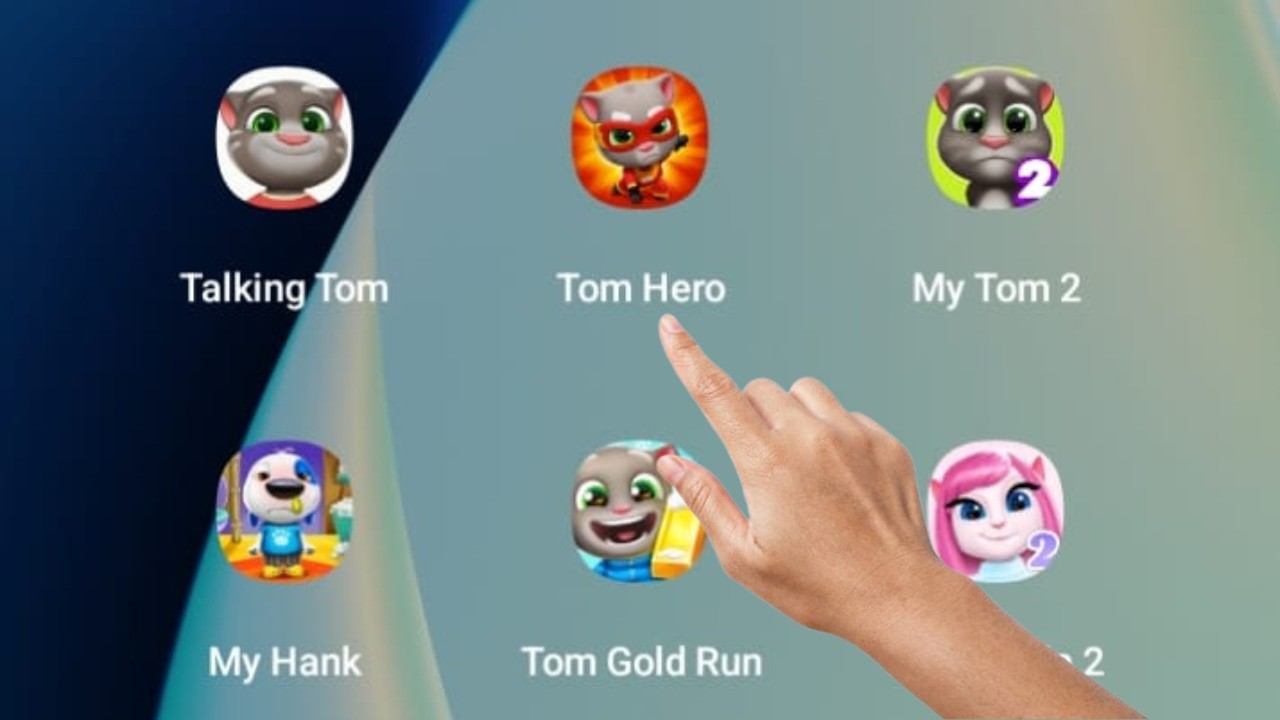 My Talking Tom Cat,My Tom Hero,My Talking Tom 2,My Talking Hank,Tom Gold Run,My Talking Angela 2