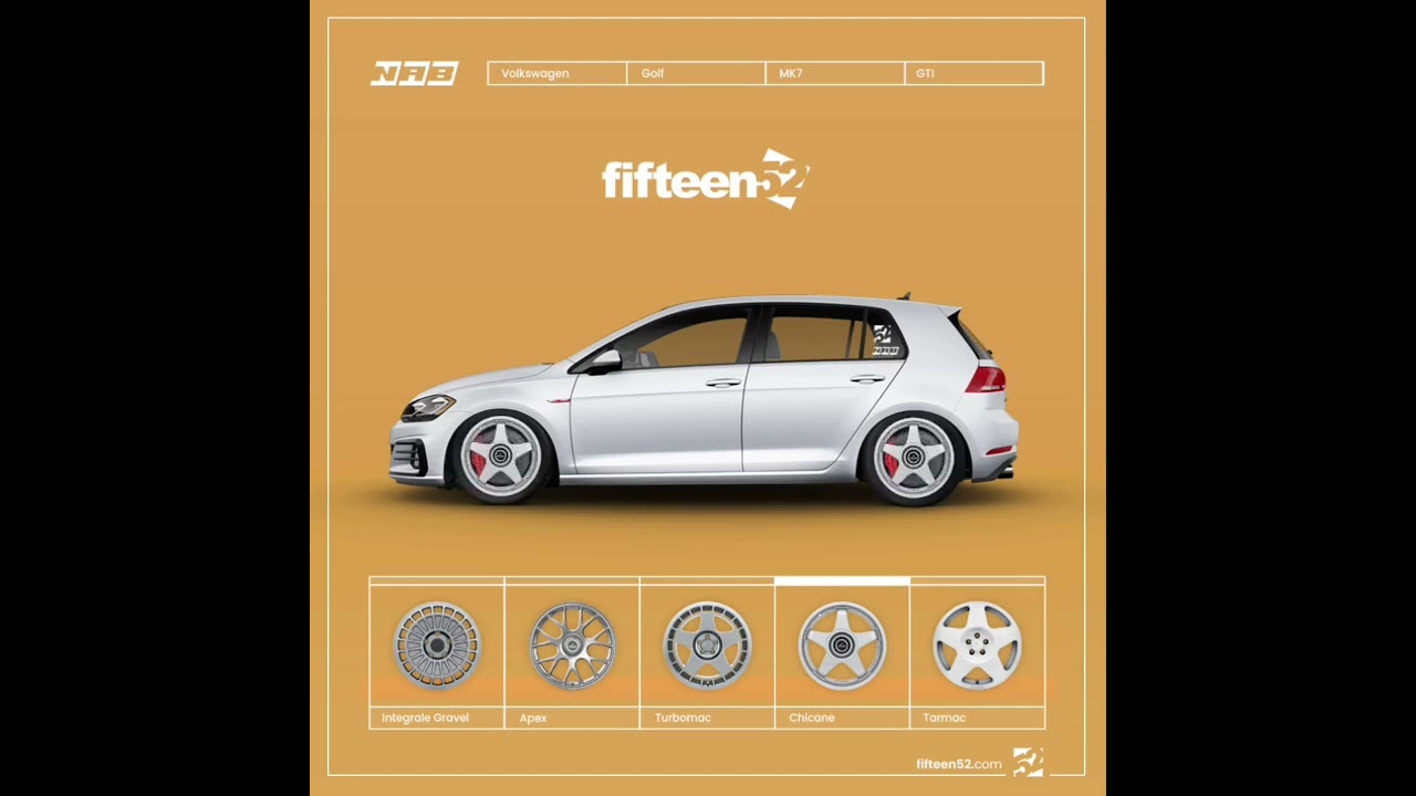 NAB Wheel Configurator VW Golf + Fifteen52