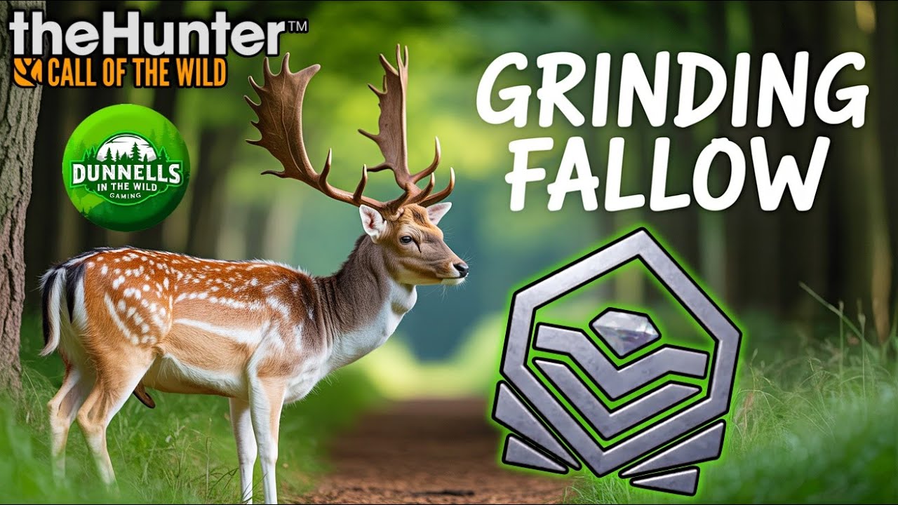 Fallow Deer Great One Grind LIVE | 952 Kills | theHunter Call of the Wild (Portrait)