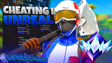 CHEATING With The Best Fortnite CHEAT in UNREAL Ranked!🏆 W/ Skreech.gg