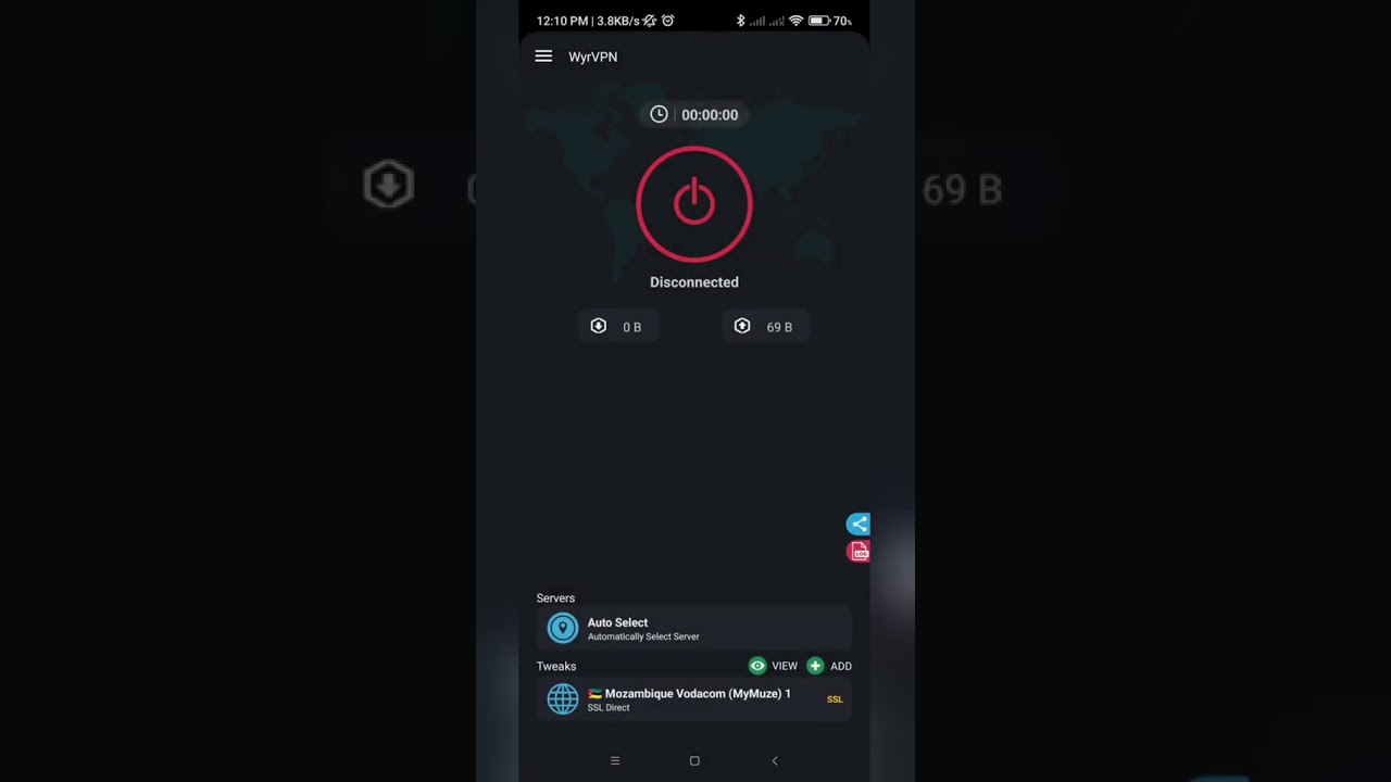 WyrVPN - 🇲🇿 Mozambique MyMuze Vodacom Internet 2025