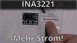 BitBastelei #697 - INA3221 Shunt-Modifikation: Mehr Strom.