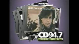 CD 94 7 WXCD Chicago's Classic Rock with Less Talk Commercial