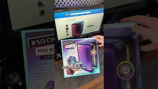 The So Chill Mini Fridge is compact, USB powered, and fits 6 cans. With 12 LED light modes! The So Chill Mini Fridge is compact, USB powered, and fits 6 cans. With 12 LED light modes!