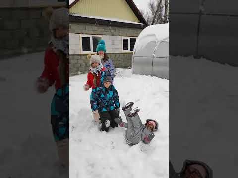 #зима #снег #дети