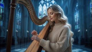 Most Beautiful Gospel Music 🙏 Relaxing Hymn Instrumentals • Heavenly Harp Music to Heal Your Soul