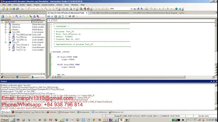 B&R Programming Languages: Structure Text