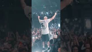 The crowd love it when James Hype drops 'Helicopter'