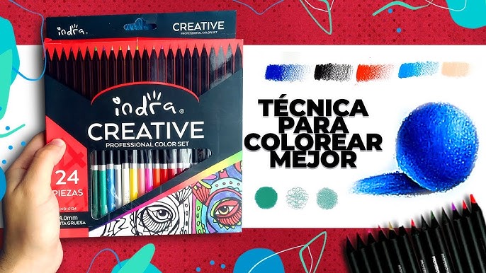 Colores Profesionales 24 Lapices Indra Creative 36 Tonos