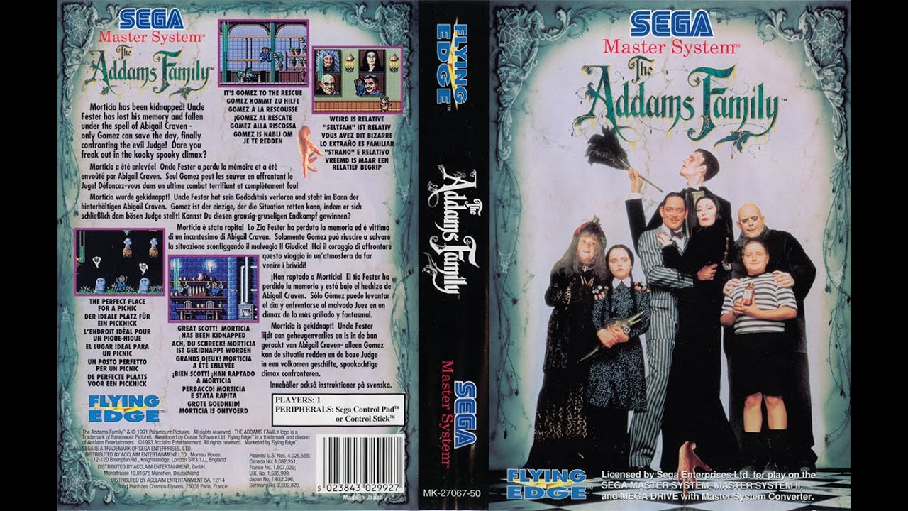 The Addams Family Sega Master System