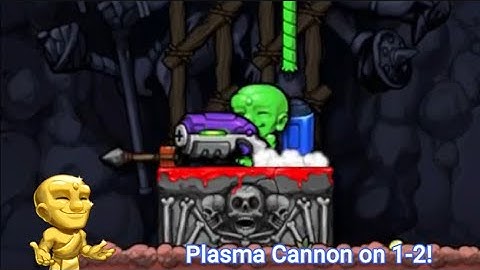 Spelunky 2 | INCREDIBLE Seed With Plasma Cannon on 1-2