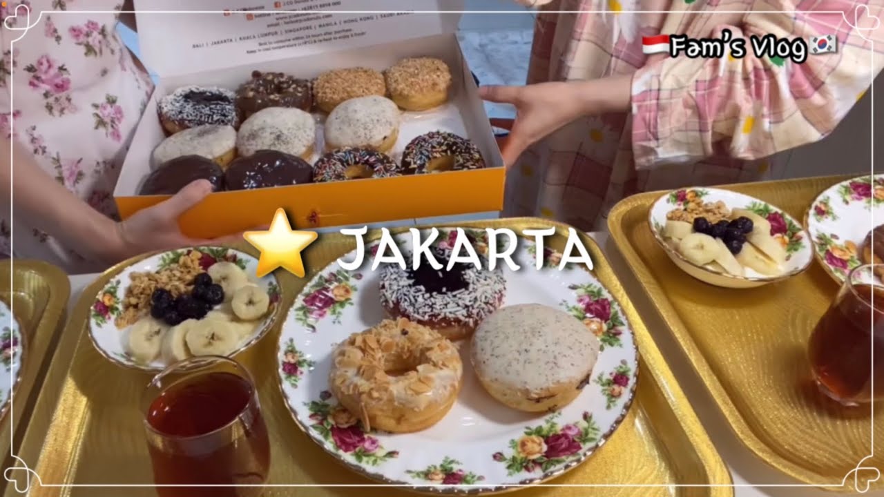 Sub) Korean Jakarta Vlog🌸 My second hometown, Indonesia | Exploring new