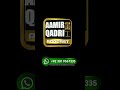 AAMIR QADRI PODCAST LOGO ANIMATION #khangfx #3dlogo #logoanimation #aamirqadripodcast #logo