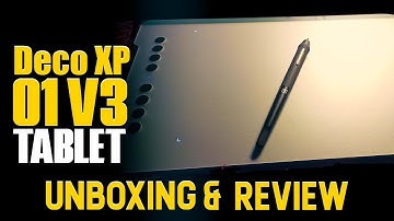 Deco XP 01 V3 Pen Graphics Tablet Unboxing, Review & Connectivity