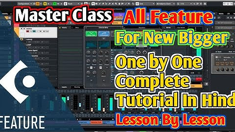 Complete Course Cubase 12 PRO | Master Class Lesson | Basic Tips for Beginners | Learn Cubase