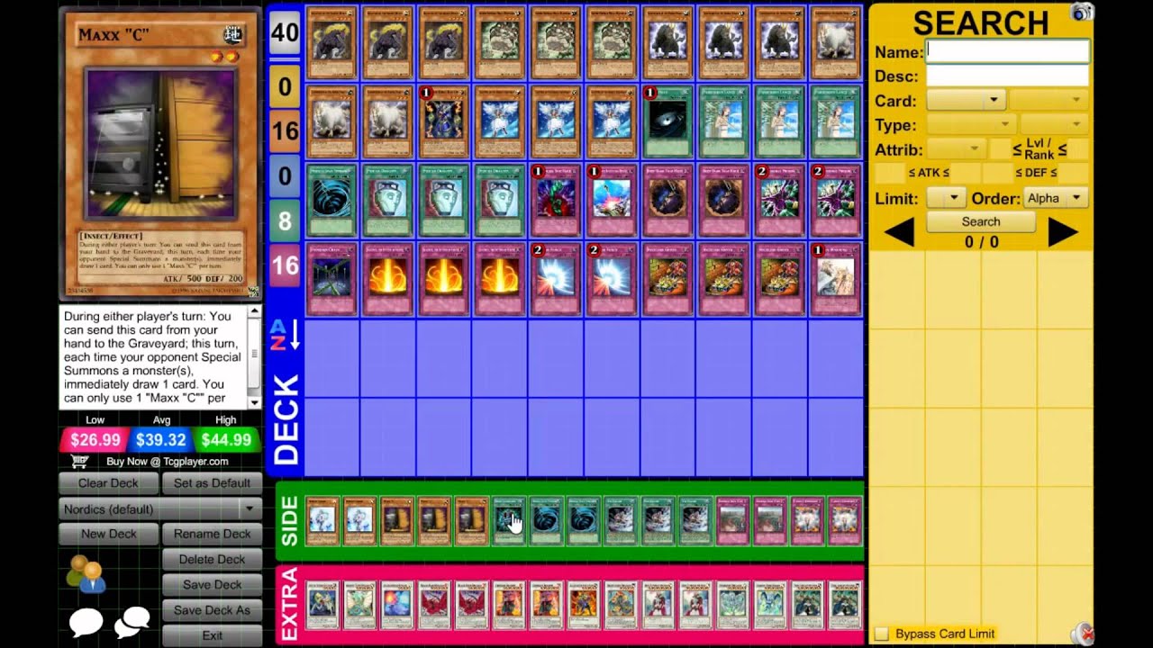Competative Nordic Deck September List 2013 - YouTube
