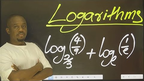 JAMB/UTME  2023 Past Question - Logarithm