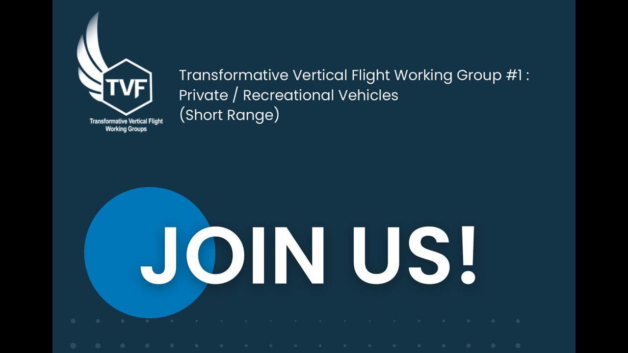 Transformative Vertical Flight Working Group #1:   Private   Recreational Vehicles ( Short Range )