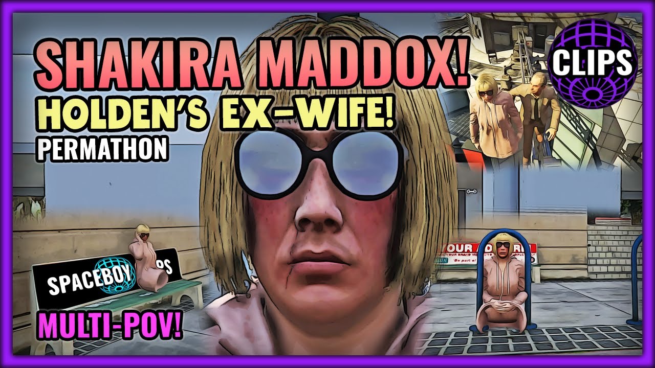 SHAKIRA MADDOX HOLDEN'S EX-WIFE! (PERMATHON)